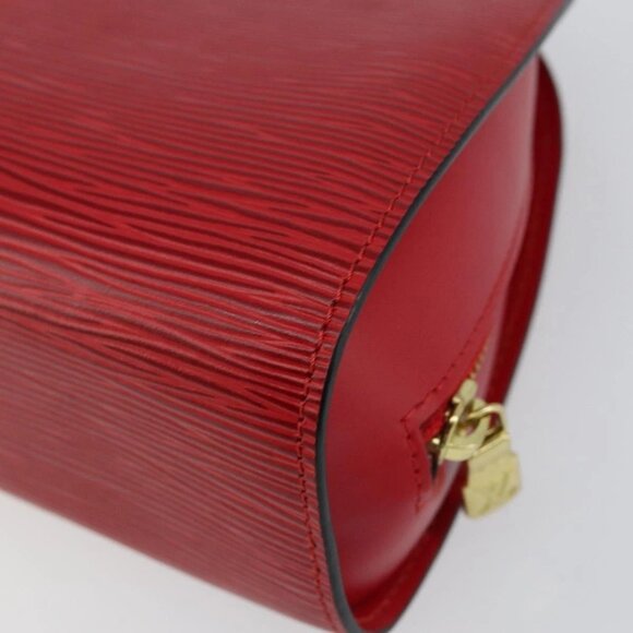 LOUIS VUITTON Epi Dauphine MM Pouch Red - Picture 8 of 16